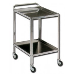 Carrello per infermeria ambulatori e studi medici - Acciaio inox